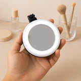 Rechargeable LED Makeup Mirror with Ring Light (1 Pc)