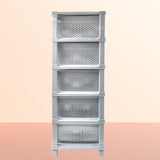Multi-Purpose Anti-Slip 5 Layer Modular Drawer Storage System