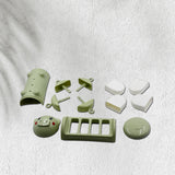 sicle mold set featuring pig shapes, suitable for homemade ice candy.