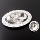 Oval Shape Special Puja Thali (1 Pc / Mix Design)