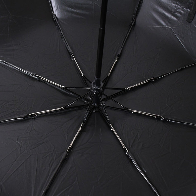 2 Fold Manual Umbrella – Wind, Sun & Rainproof with Steel Shaft & Wrist Strap