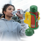 Premium Stainless Steel Insulated Sipper Bottle Print Water FlaskCartoon Vacuum Hot Cold For Kids / Travelling Water Bottle for Kids with  up Straw,  Double Wall Thermos with Straw & Bottle Zippe Cover For office/Gym/School (550 ML)