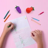 3D Mix Design Fancy & Stylish Colorful Erasers – Cute Novelty Eraser Set for Kids & School Prize (1 Set)