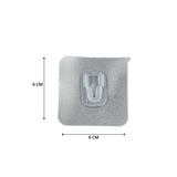 transparent adhesive hook for versatile use