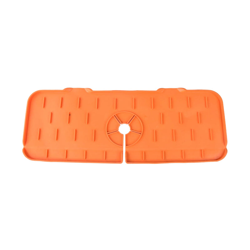 Silicone Faucet Splash Guard Pad for Kitchen & Bathroom Sink (1 Pc / Mix Design & Size)