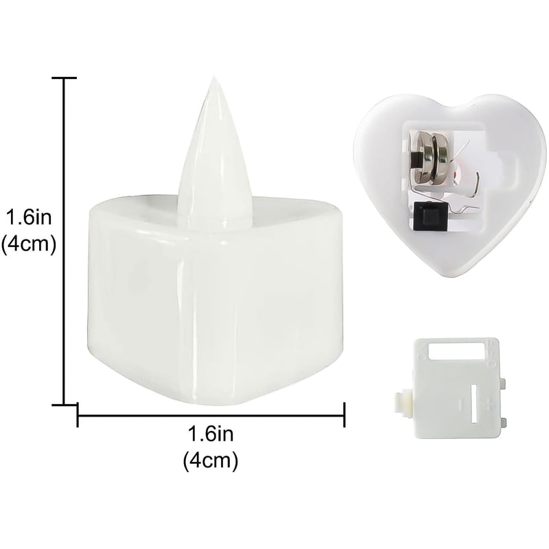 LED Tealights, Smokeless Plastic Decorative Candles, Diwali (Pack Of 1 / Multicolor)