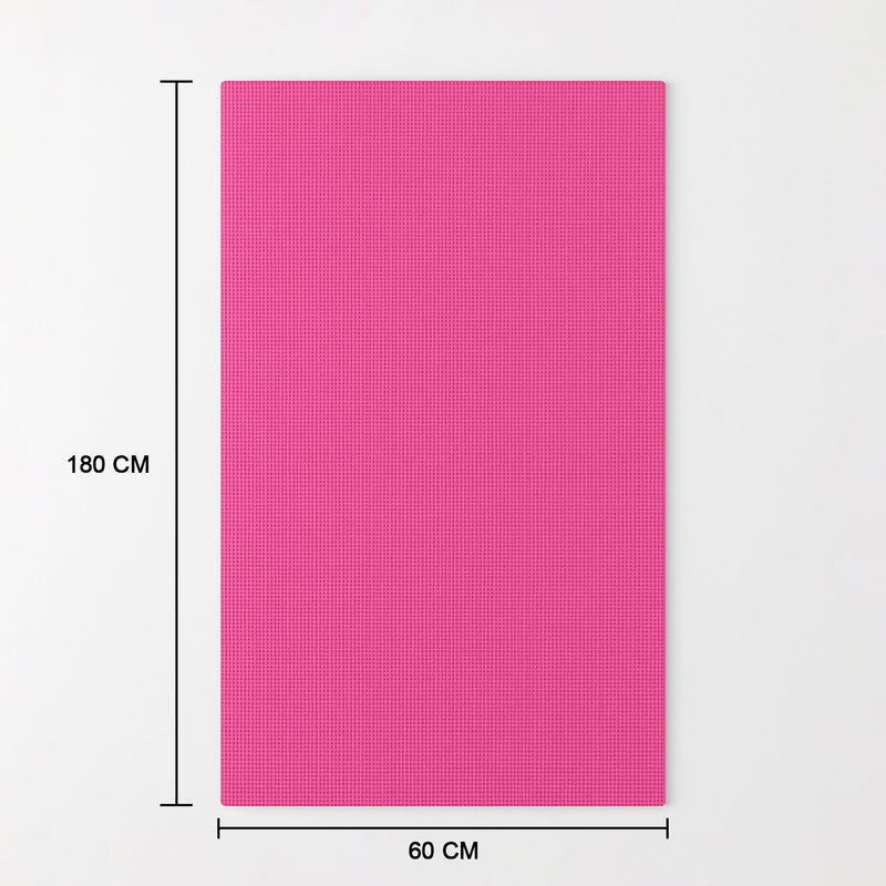 Yoga Mat Eco-Friendly For Fitness Exercise Workout Gym with Non-Slip (180x60xcm) Color may very