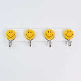 Multipurpose Self-Adhesive 4 hooks for wall Hook (1 Pc)
