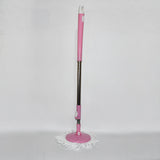 Home Cleaning Stainless Steel 360° Rotating Pole - Microfiber Mop with Adjustable Rod Stick Mix Color)