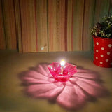 Reflection Diya Combo Plastic Candle Cup with Multi Shape, Diwali (12 Pcs Set)