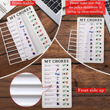 Portable My Chores Home Note Board Management Planning Memo Boards Reminding Time. (Size :- 20x12Cm)