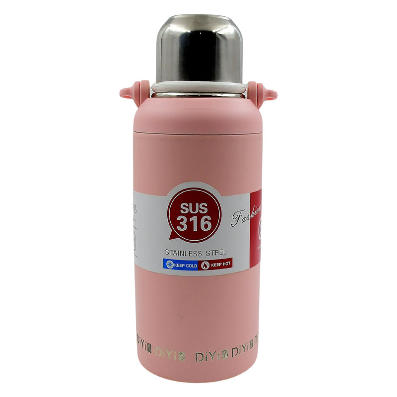 Stainless Steel 316 Stainless Steel, Vacuum Insulated Cup / Bottle, Portable Travel Kettle / Water Bottle with Handle, Outdoor Large Capacity Sports Kettle Cups / Bottle (1300 ML)