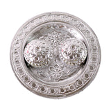 Round Shape Special Puja Thali, Kumkum Thali Holder (1 Pc / Small)