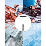 Welding Slag Removal Hammer with Coil Spring Handle | Heavy Duty Chipping Tool for Slag & Spatter Cleaning (1 Pc)