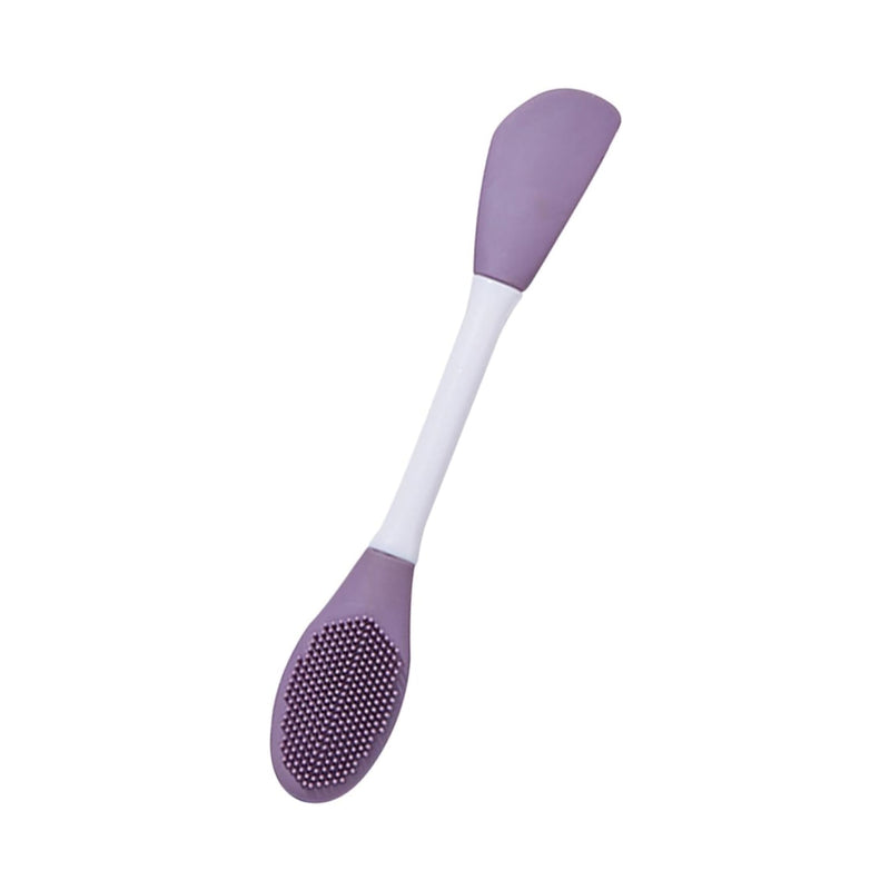 Double-Headed Silicone Mask Brush – Facial Cleansing & Mask Application Tool (1 Pc)