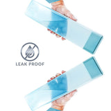 Large Capacity Plastic Water Bottle | Set of 6 | Square Water Bottle (940ml each)