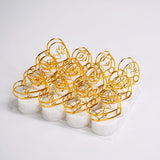 12Pc Multicolor Heart Candles Set