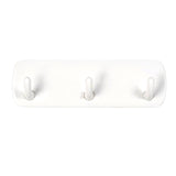 3 Pin Plastic Cloth hanger, Wall Door Hooks Rail for Hanging Clothes.