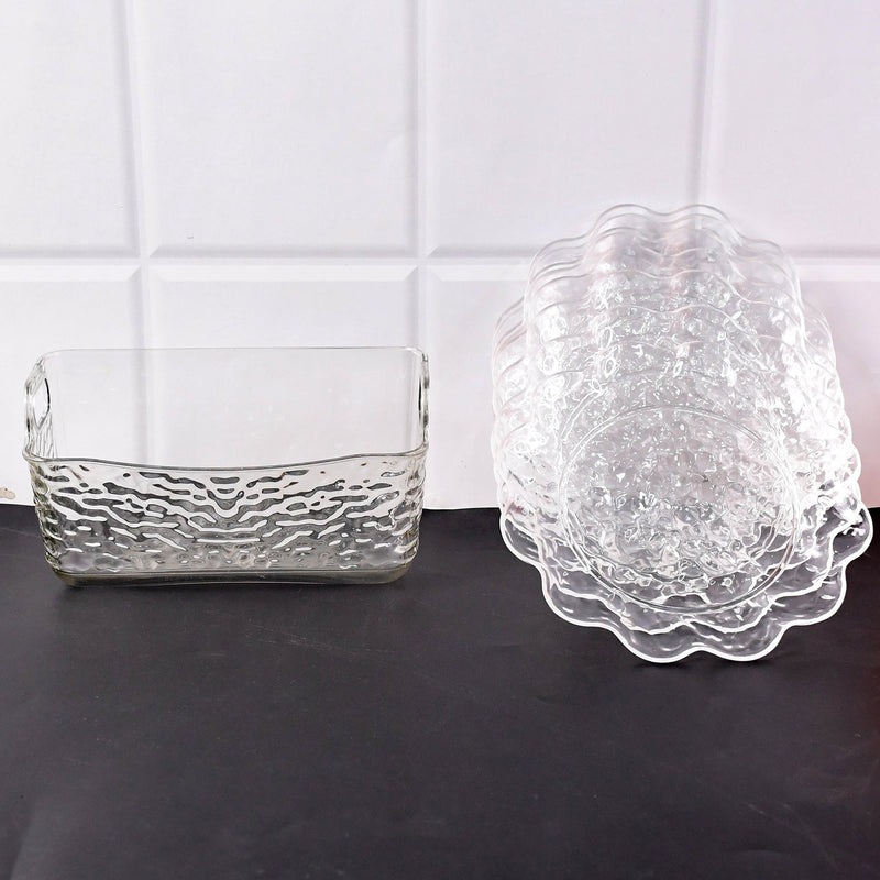 9 in 1 Plastic Bowl With Serving Tray / Plates Set