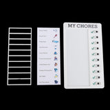 Portable My Chores Home Note Board Management Planning Memo Boards Reminding Time. (Size :- 20x12Cm)