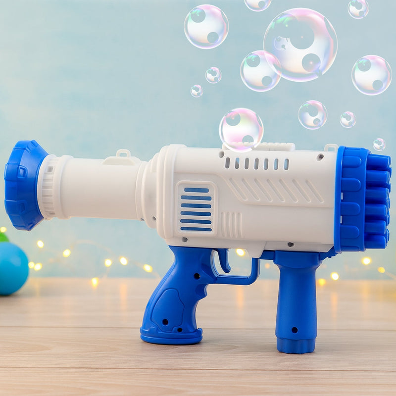 32 Holes Big Powerful Machine Bubble Gun Toys (1 Set)