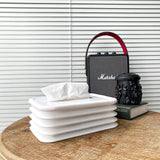 Simple Silicone Tissue Holder – Cube/Cylinder Tissue Box for Bathroom, Office, Car & Bedroom