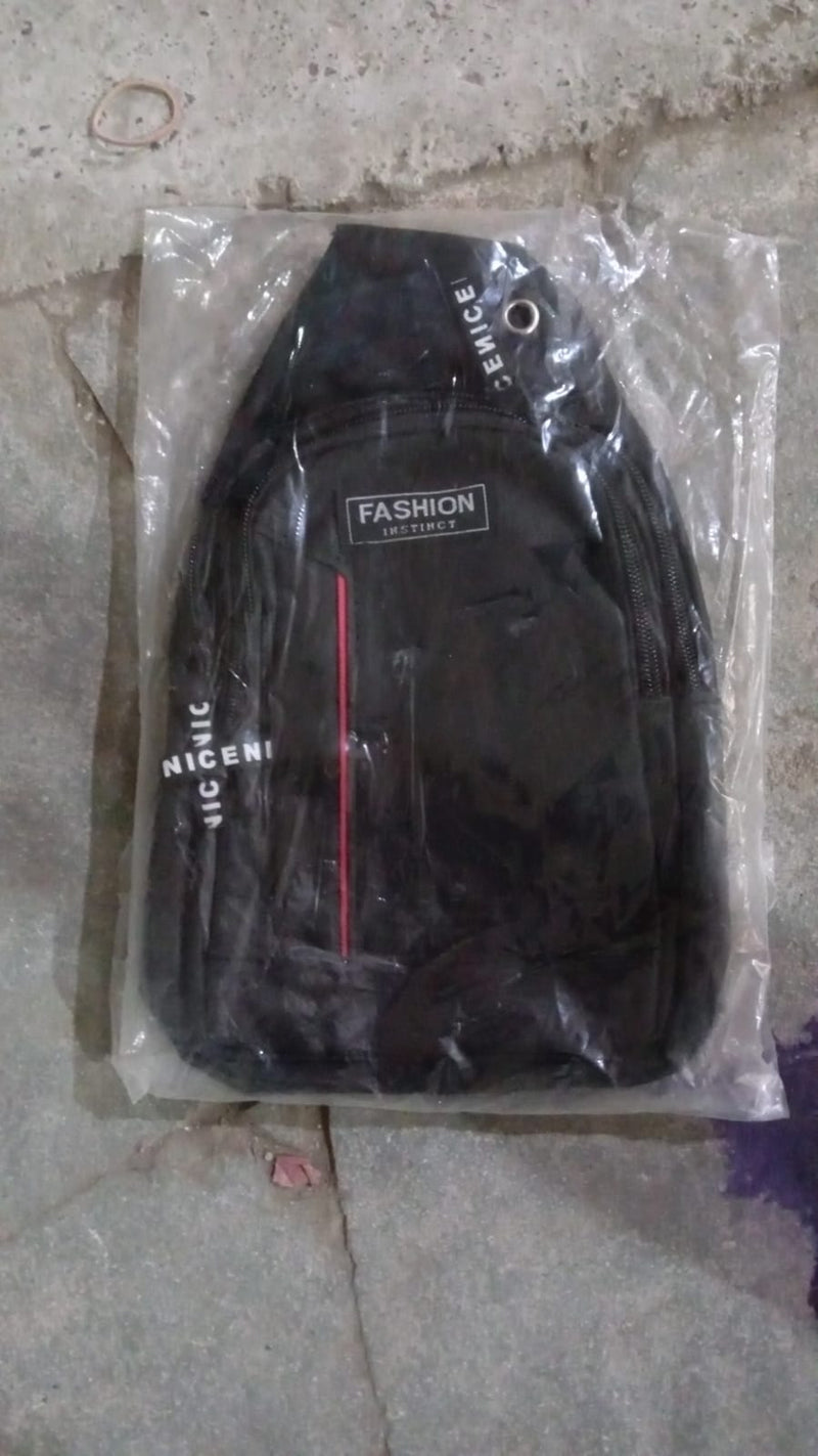 Waterproof Anti-Theft Crossbody Fanny Pack – (1 Pc, Black & Grey)