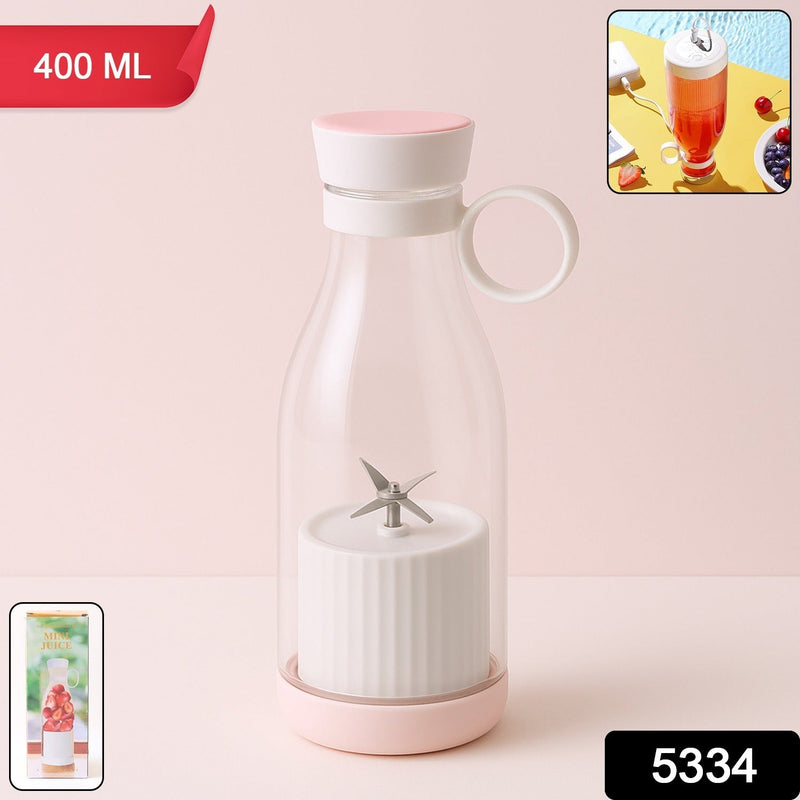 Blender Portable Juicer with 4 Blades 400 Ml Multicolor