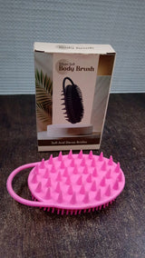 2-in-1 Silicone Soft Bristle Bath Brush