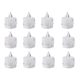 24 Pcs Flameless and Smokeless Decorative Acrylic Candles Transparent Led Tea Light Candle for Gifting, House, Diwali, Christmas, Festival, Events Decor Candles, Diwali