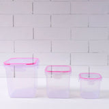 Kitchen Storage Container Set Of 3 Pcs (1500, 1000, 500 ML)