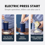 Electric Coffee & Spice Grinder - Portable Mixer