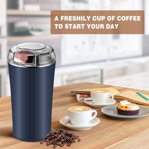 Electric Coffee & Spice Grinder - Portable Mixer