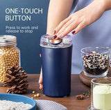 Electric Coffee & Spice Grinder - Portable Mixer