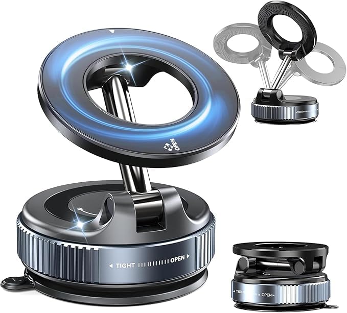 K007 Magnetic Phone Holder |  360° Vaccum Magnetic Phones Holder |  Magnetic Car Phone Holder |