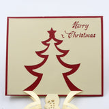 Unique 3D -Up Wishing Card (Christmas): 1 Pc
