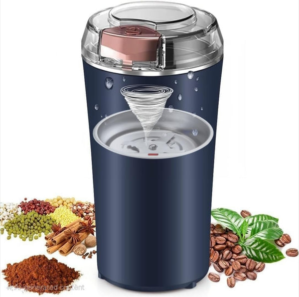 Electric Coffee & Spice Grinder - Portable Mixer