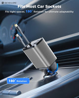 Retractable Car Charger | 4 in 1 Car Charger |  4 in 1 Super Fast Charge Car Phone Charger |