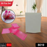 Organza Drawstring Gift Bags – Small Mesh Pouches for Wedding, Party & Festival Favors (50 Pcs Set)