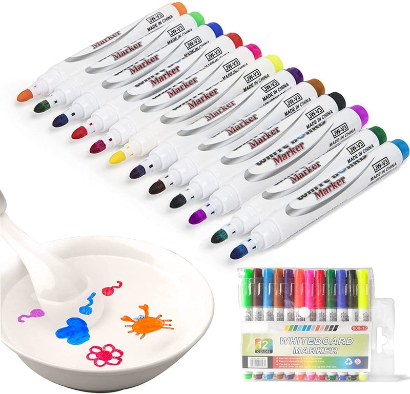 Water Floating Pen Pack Of 12 Pieces With Spoon