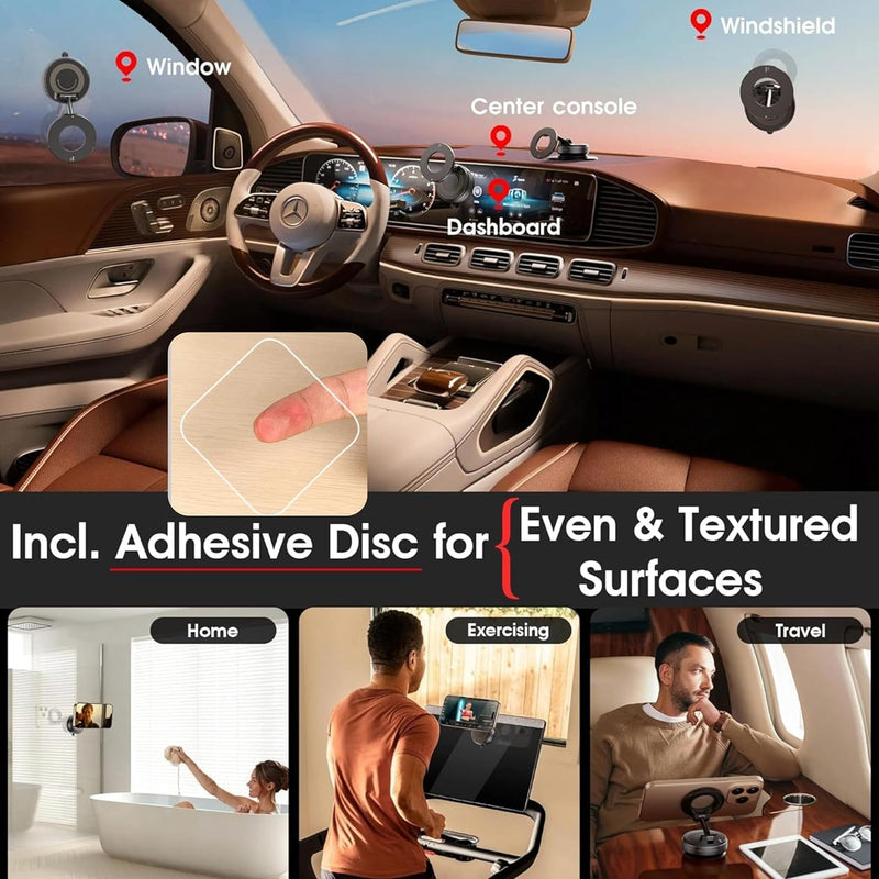 K007 Magnetic Phone Holder |  360° Vaccum Magnetic Phones Holder |  Magnetic Car Phone Holder |