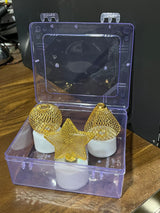 Flameless and Smokeless Decorative Candles Acrylic Led Tea Light Candle for Gifting, House, Light, Diwali (3 Pc Set)