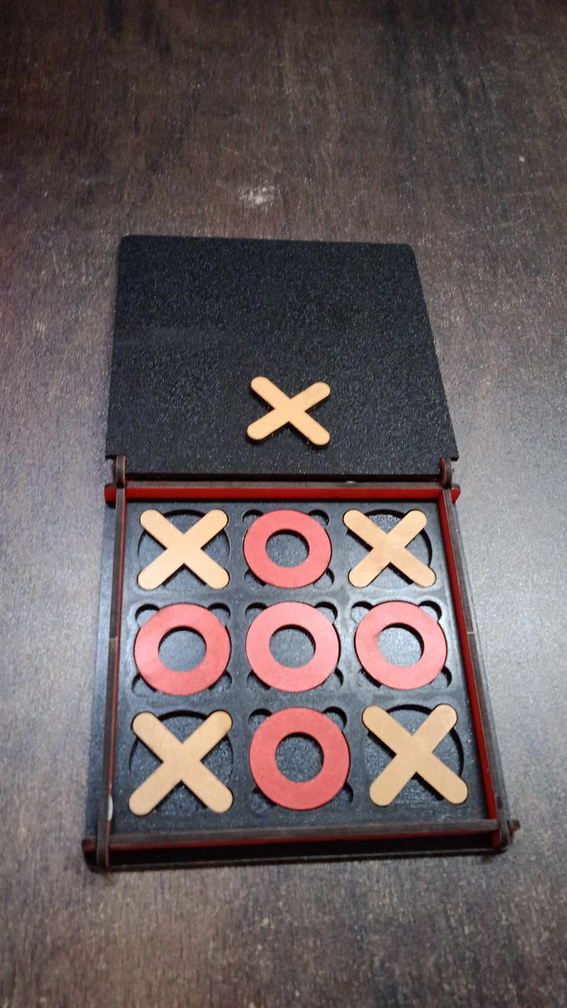 X & Zero Wooden Board Game (1 Set)