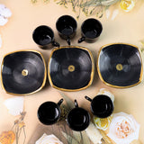 Sweet Buzz 9-Piece Seashell Ceramic Cup Set – Ideal for Home & Gifts