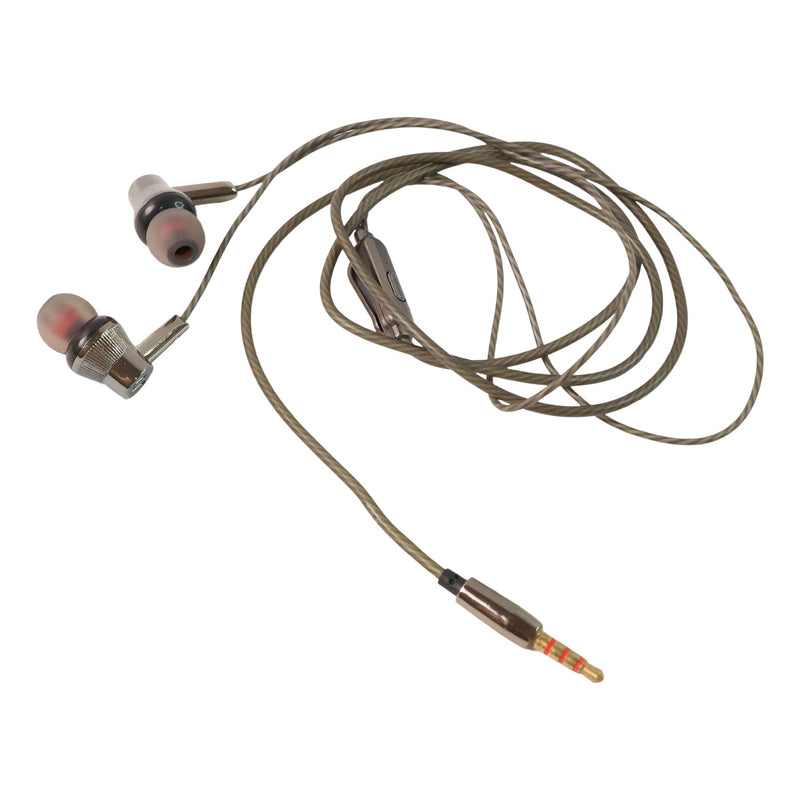 Premium Wired Earphones with Mic - (1 Pc)