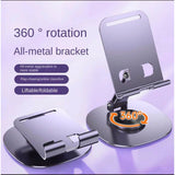 Mobile Stand Foldable & 360° Rotatable Mobile Stand (1 Pc)