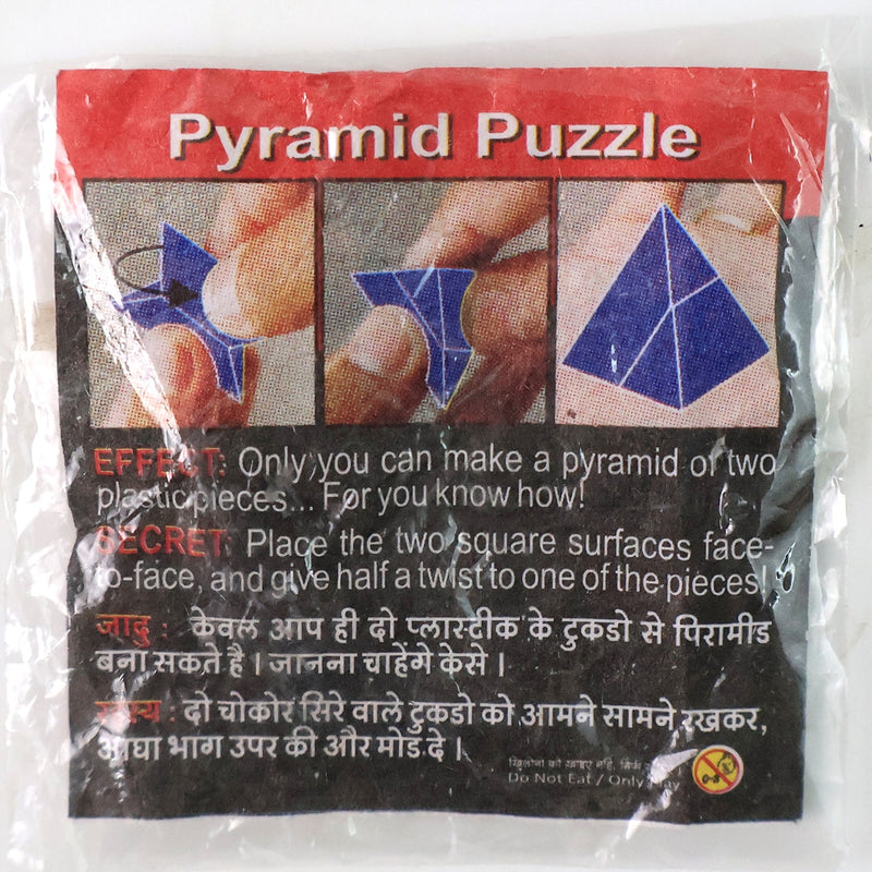 3D Pyramid Puzzle Toy (1 Set)