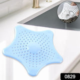 Silicone Star Shaped Sink Filter Bathroom Hair Catcher Drain Strainers for Basin
