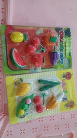 3D Mix Design Fancy & Colorful Erasers – Cute Novelty Eraser Set for Kids & School Prize (1 Set)