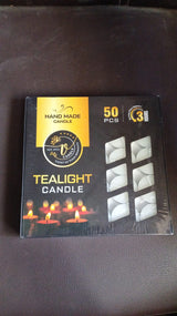Tealight Candles Set, Smokeless Candles, Diwali (50 Pcs set)